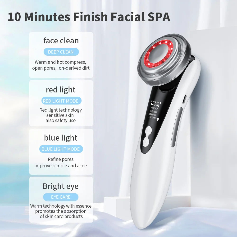 4-in-1 LED Facial Cleansing & Massage Device