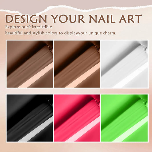 6-Piece Classic Solid Gel Nail Polish Set