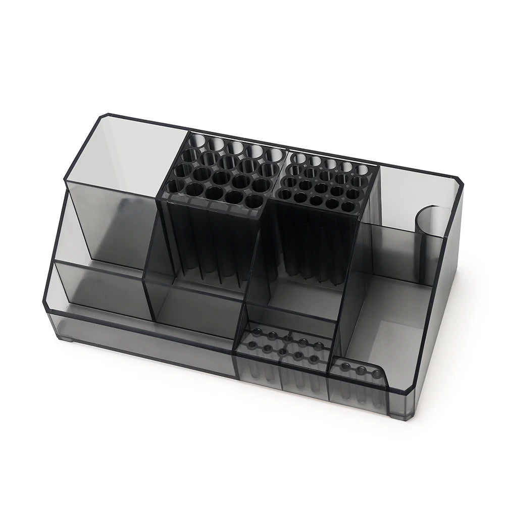 Multi-Layer Nail Tool Organizer with 24-Bottle Polish Storage