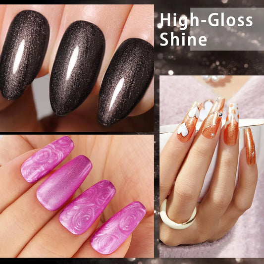 Upscale Boutique 6-Shade Gel Nail Polish Set
