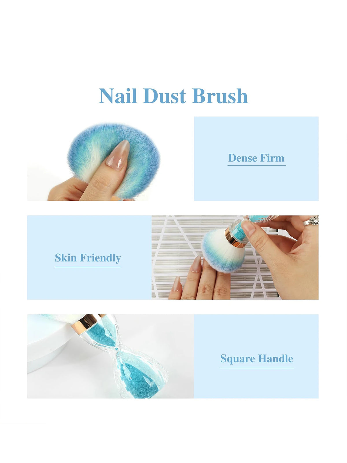 Nail Art Dust Cleaning Brush