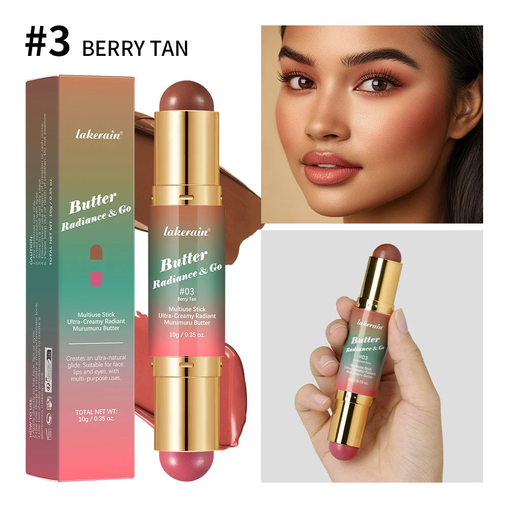 Lakerain Butter Radiance & Go Dual-Ended Multi-Use Makeup Stick