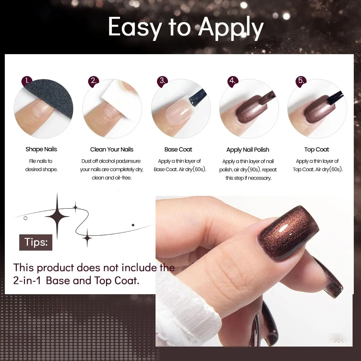 Upscale Boutique 6-Shade Gel Nail Polish Set