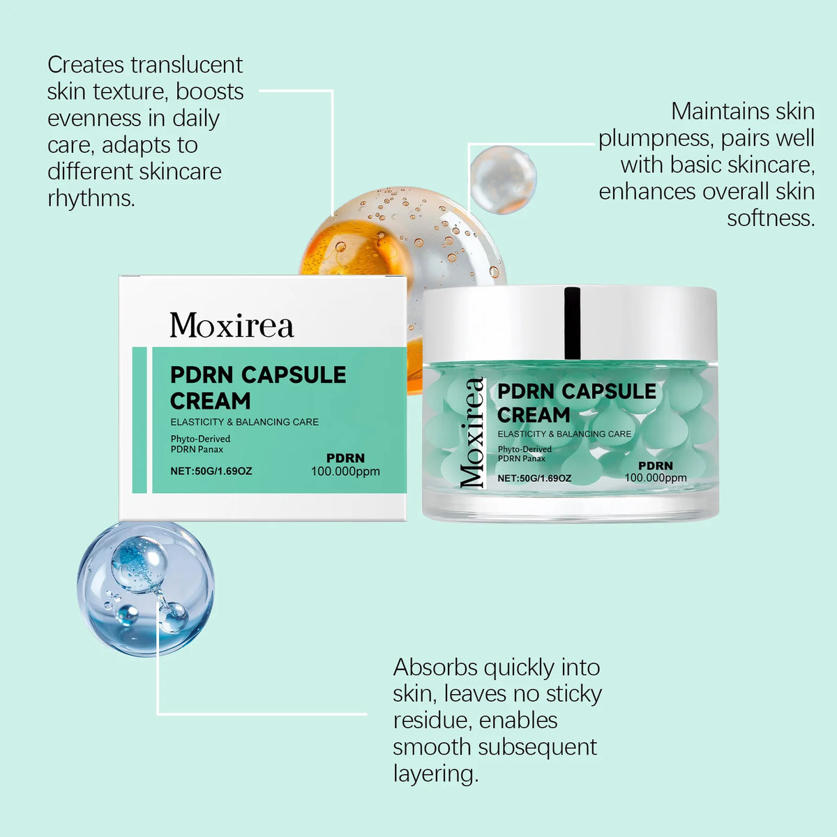 Hyaluronic Acid + PDRN Capsule Face Cream – 50g