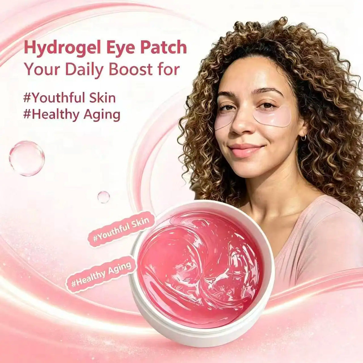 Korean PDRN Hydrogel Eye Masks with Collagen