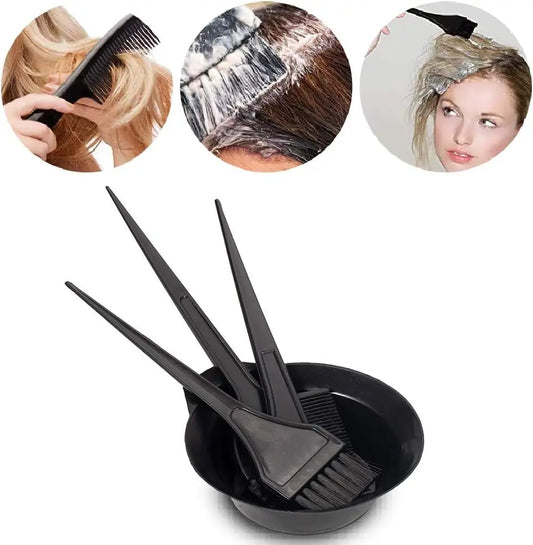 4-Piece Hair Coloring & Dye Application Kit