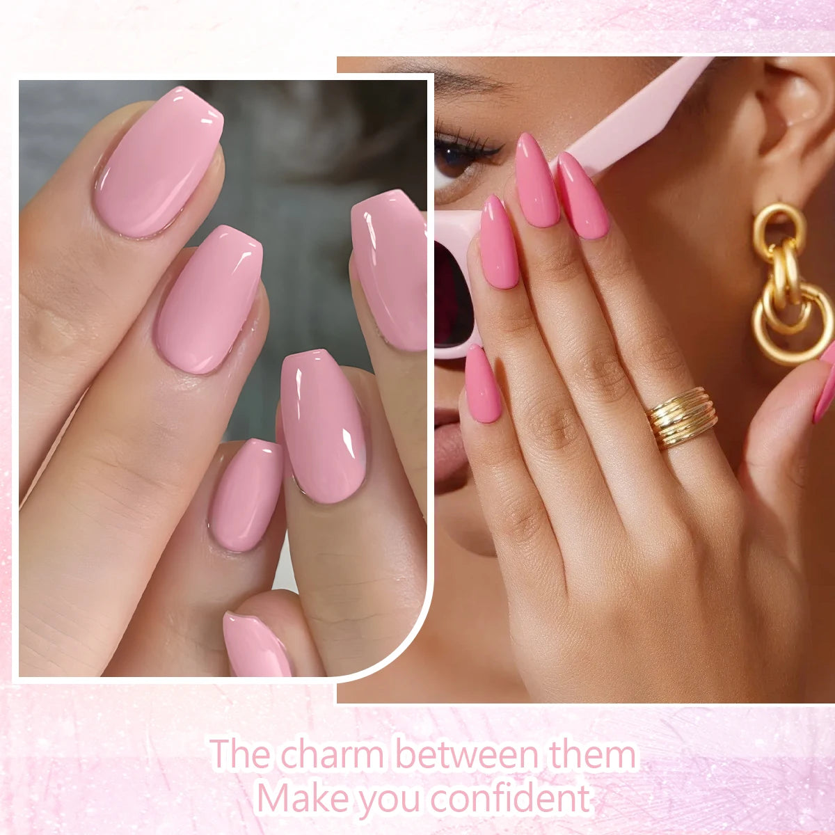 6-Shade Milky Nude & Pastel Gel Nail Polish Collection