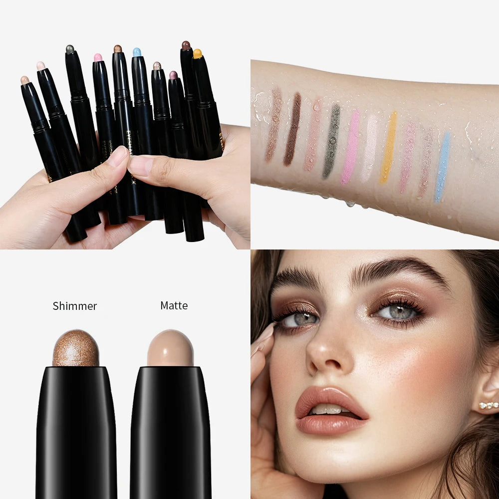 Lakerain Long-Wear Cream Eyeshadow Stick – 8 Shades