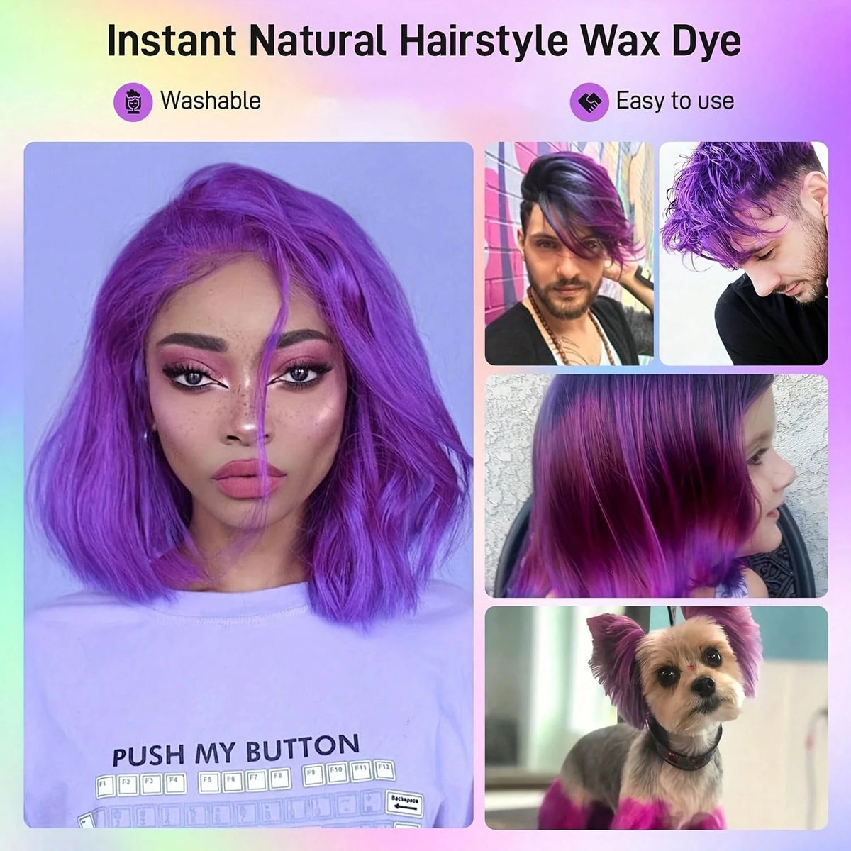 Temporary Hair Color Wax