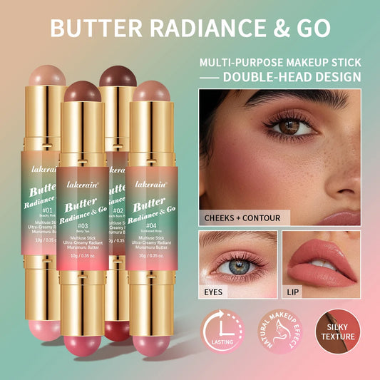 Lakerain Butter Radiance & Go Dual-Ended Multi-Use Makeup Stick