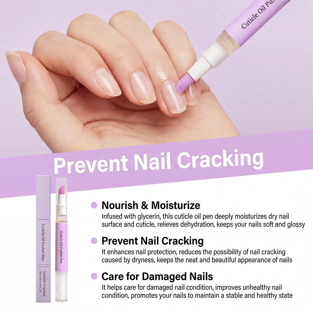 KTS 2-in-1 Cuticle Oil & Pusher Pen