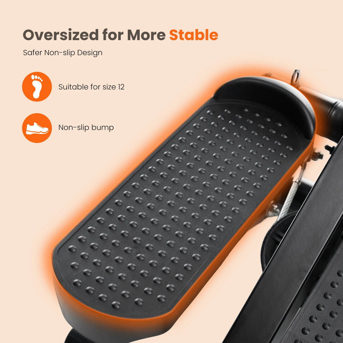 Mini Stair Stepper with Resistance Bands