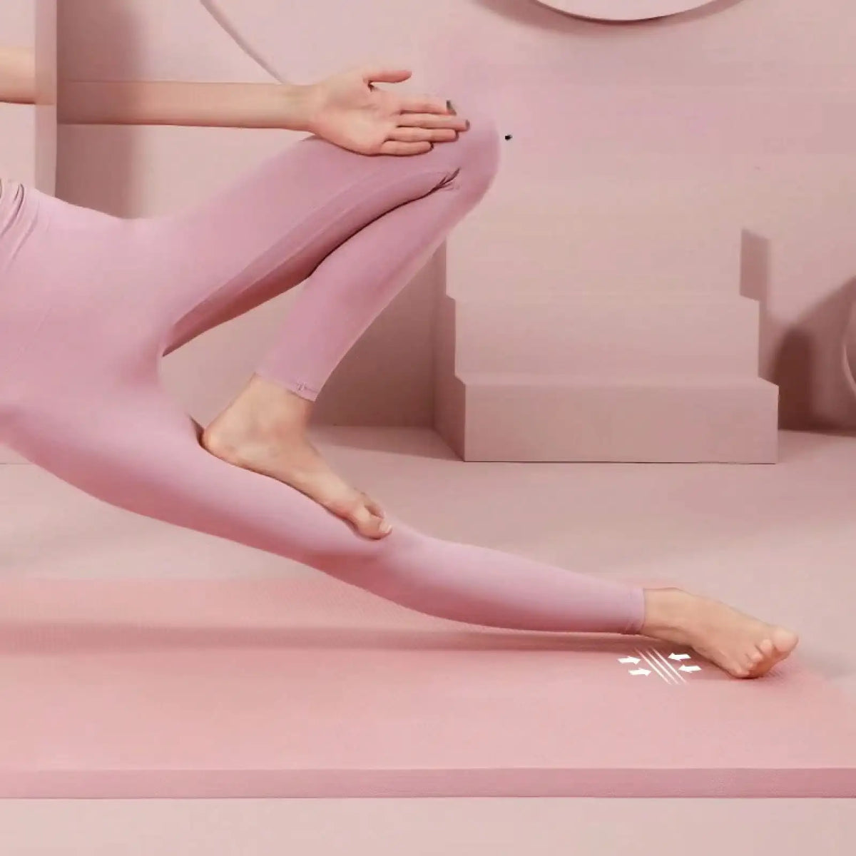 Pink Yoga & Pilates Mat – 185 x 61cm
