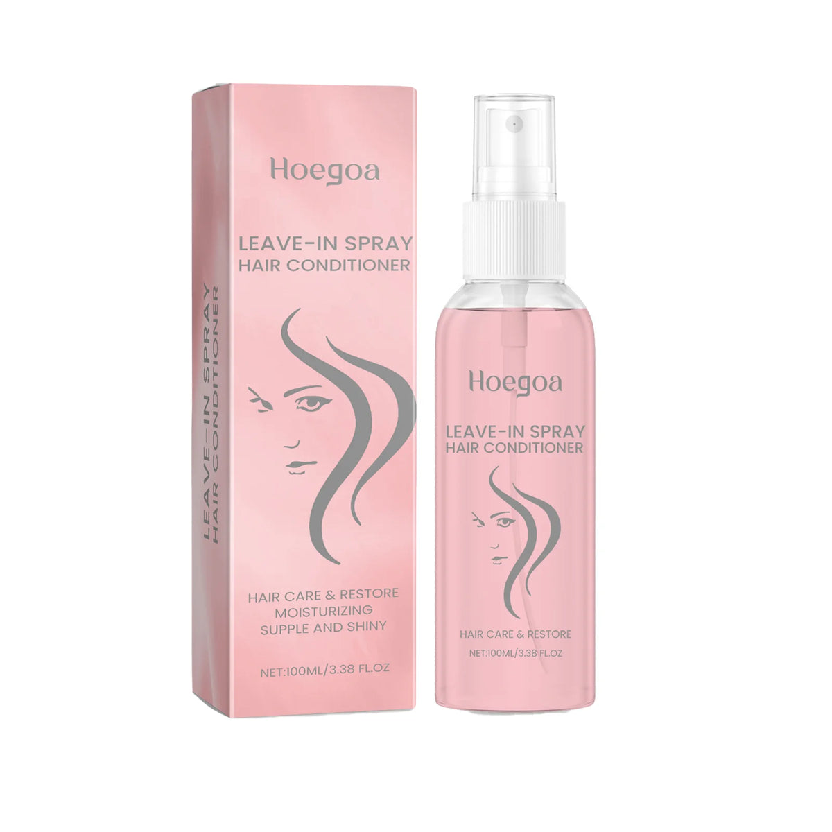 HOEGOA Leave-In Conditioning & Anti-Frizz Hair Spray – 100ml