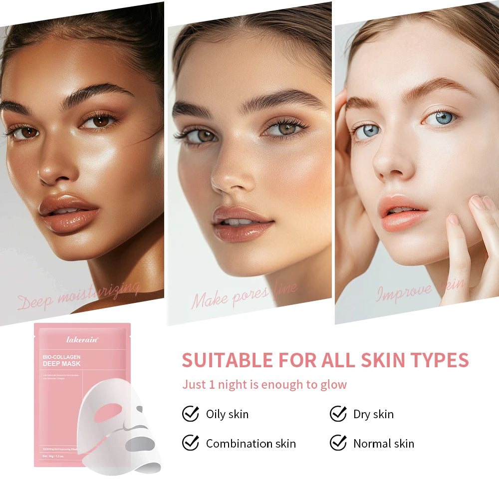 Lukerain Overnight Deep Hydrating Wrapping Mask – 4 Pack