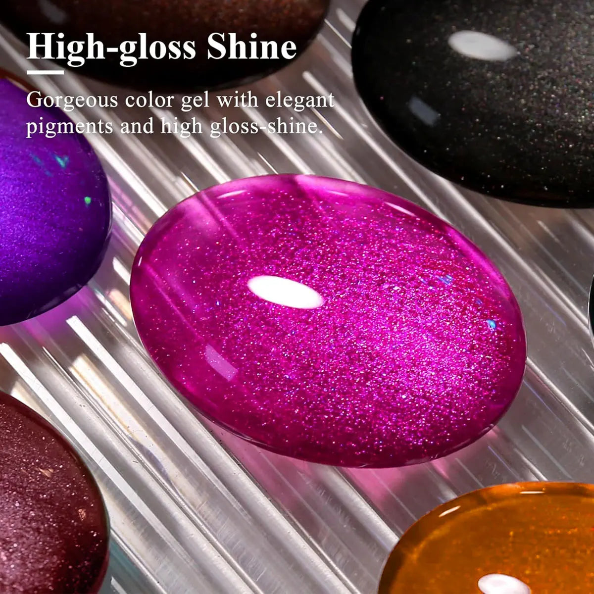Upscale Boutique 6-Shade Gel Nail Polish Set