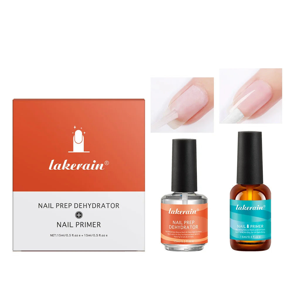 Nail Prep Dehydrator & Acid-Free Primer Set – 2 Pieces