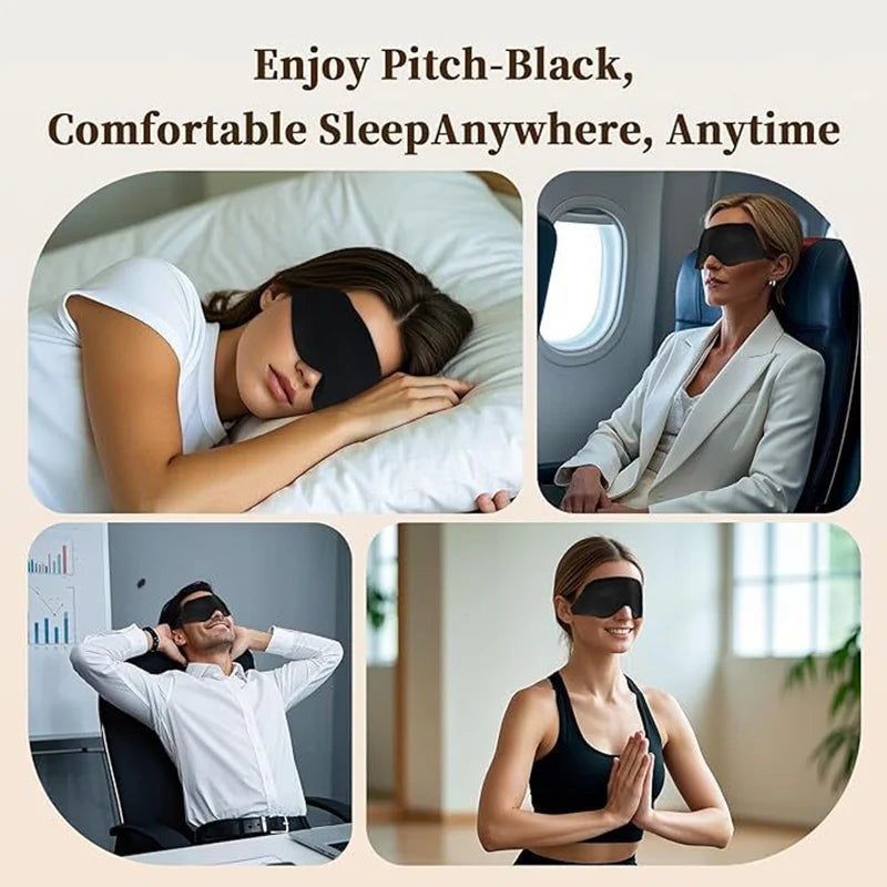 3D Light-Blocking Padded Sleep Mask