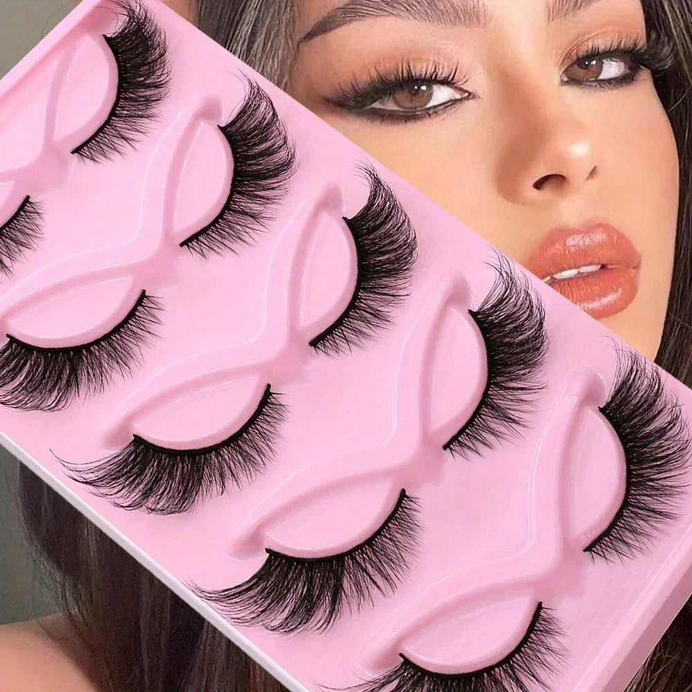 15-Pair Cat Eye Strip Lash Set