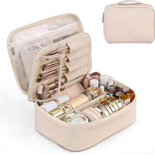 Waterproof portable makeup bag