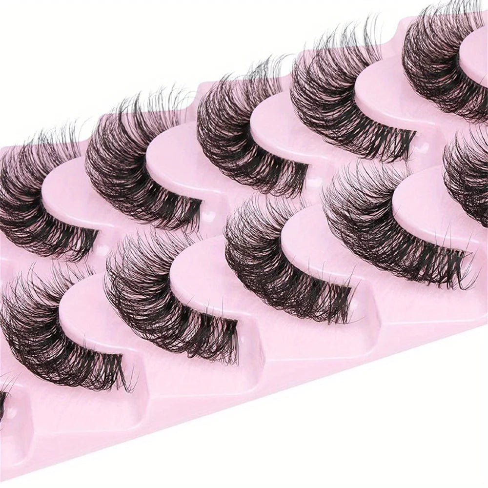 30-Pair 6D Super Fluffy Wispy Strip Lash Set