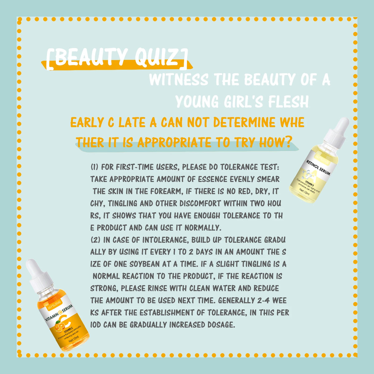Korean Skincare Day C + Night A Serum Set