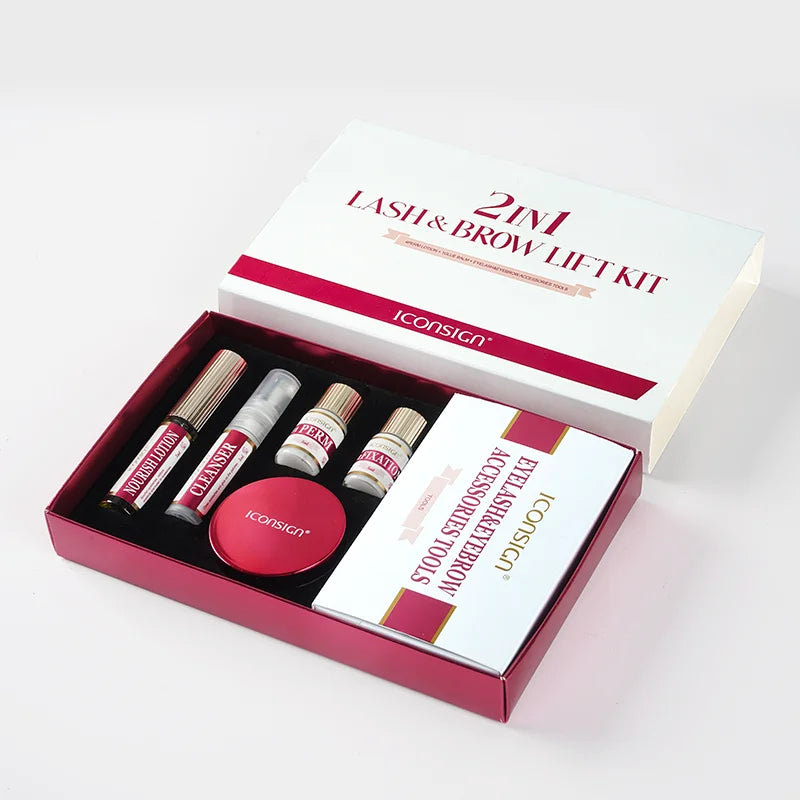 ICONSIGN 2-in-1 Lash & Brow Lift Kit – 15 Piece