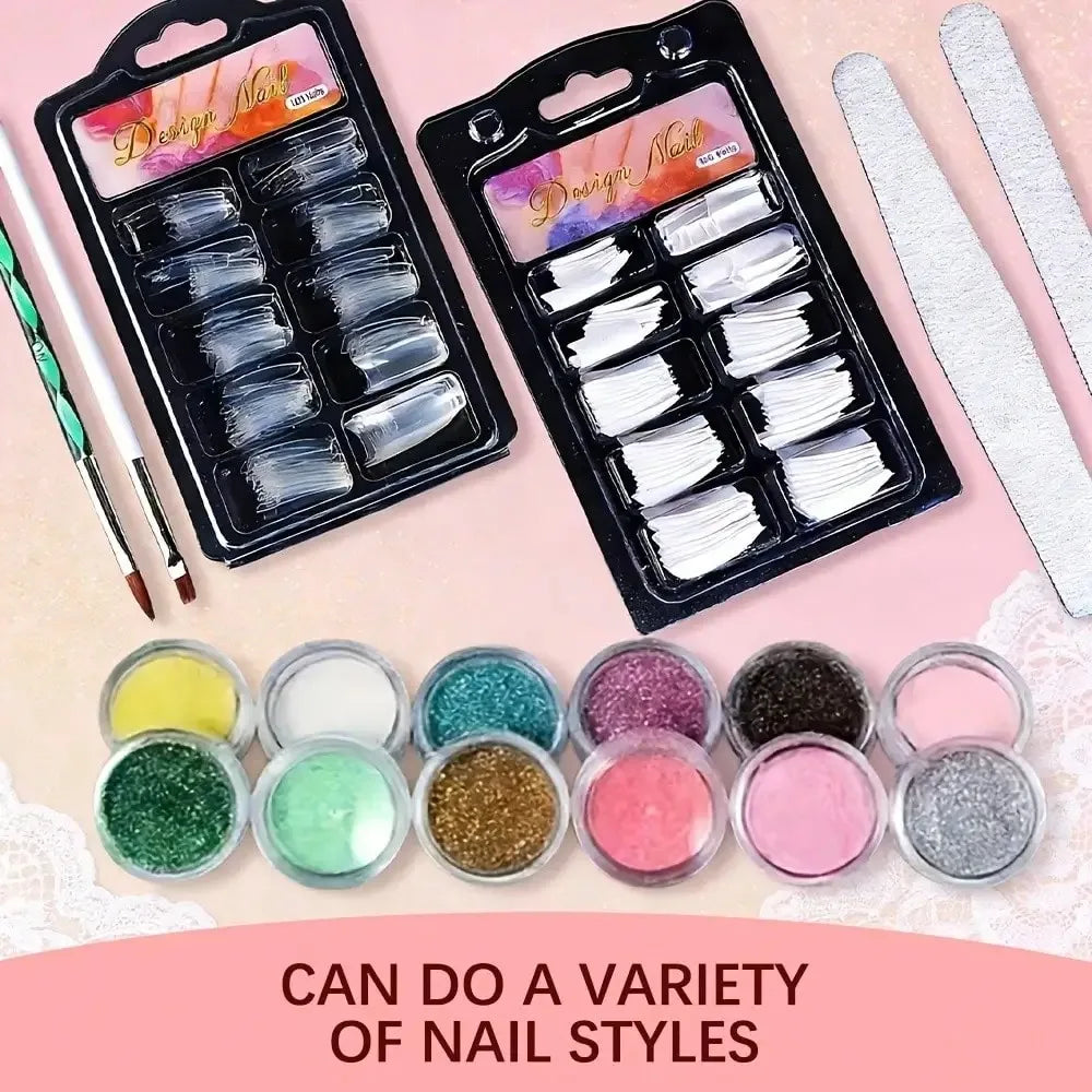 23-in-1 Acrylic Nail Kit for Beginners