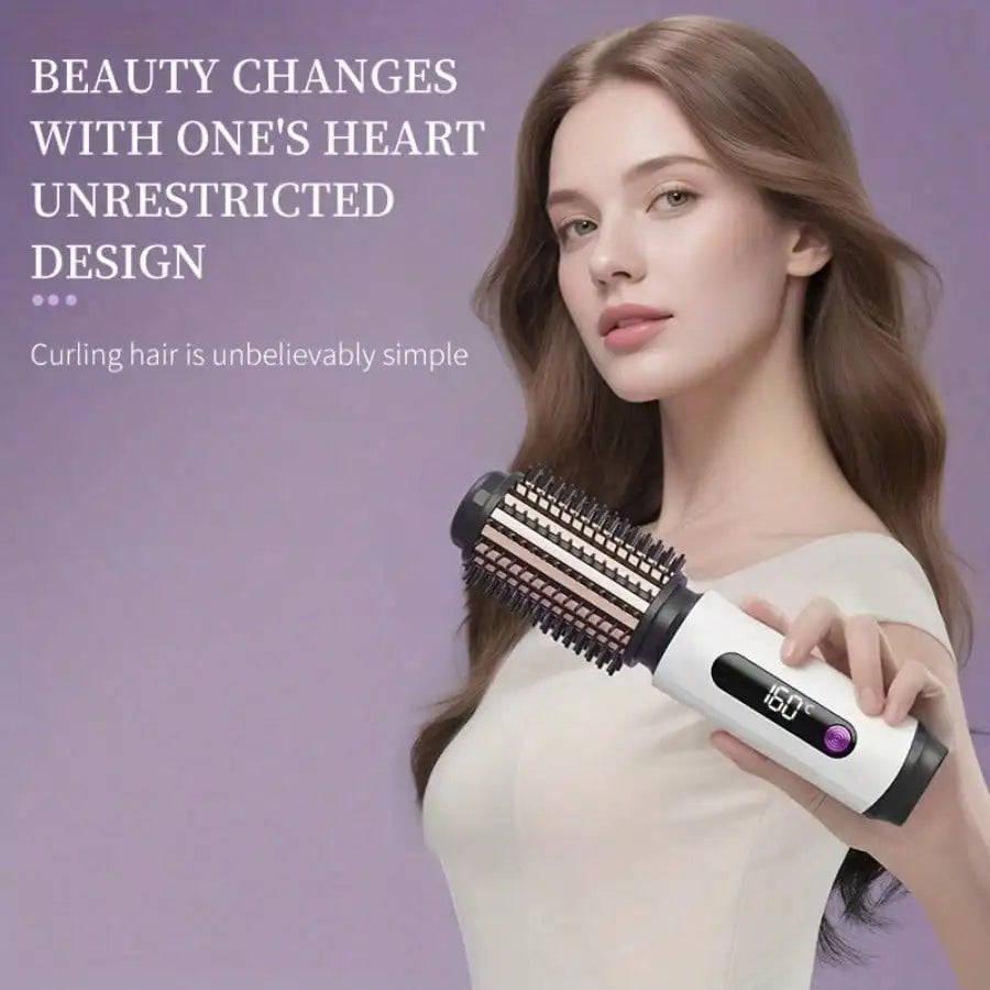 1.5-Inch Cordless Travel Curling Iron & Styling Comb