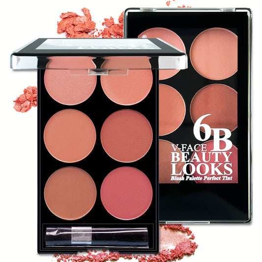 CARLA SECRET 6-Color Blush Palette