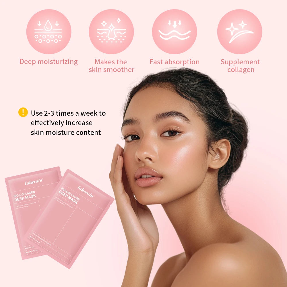 Lukerain Overnight Deep Hydrating Wrapping Mask – 4 Pack