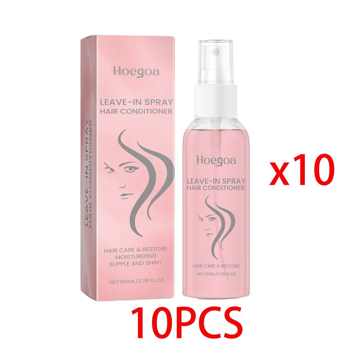 HOEGOA Leave-In Conditioning & Anti-Frizz Hair Spray – 100ml