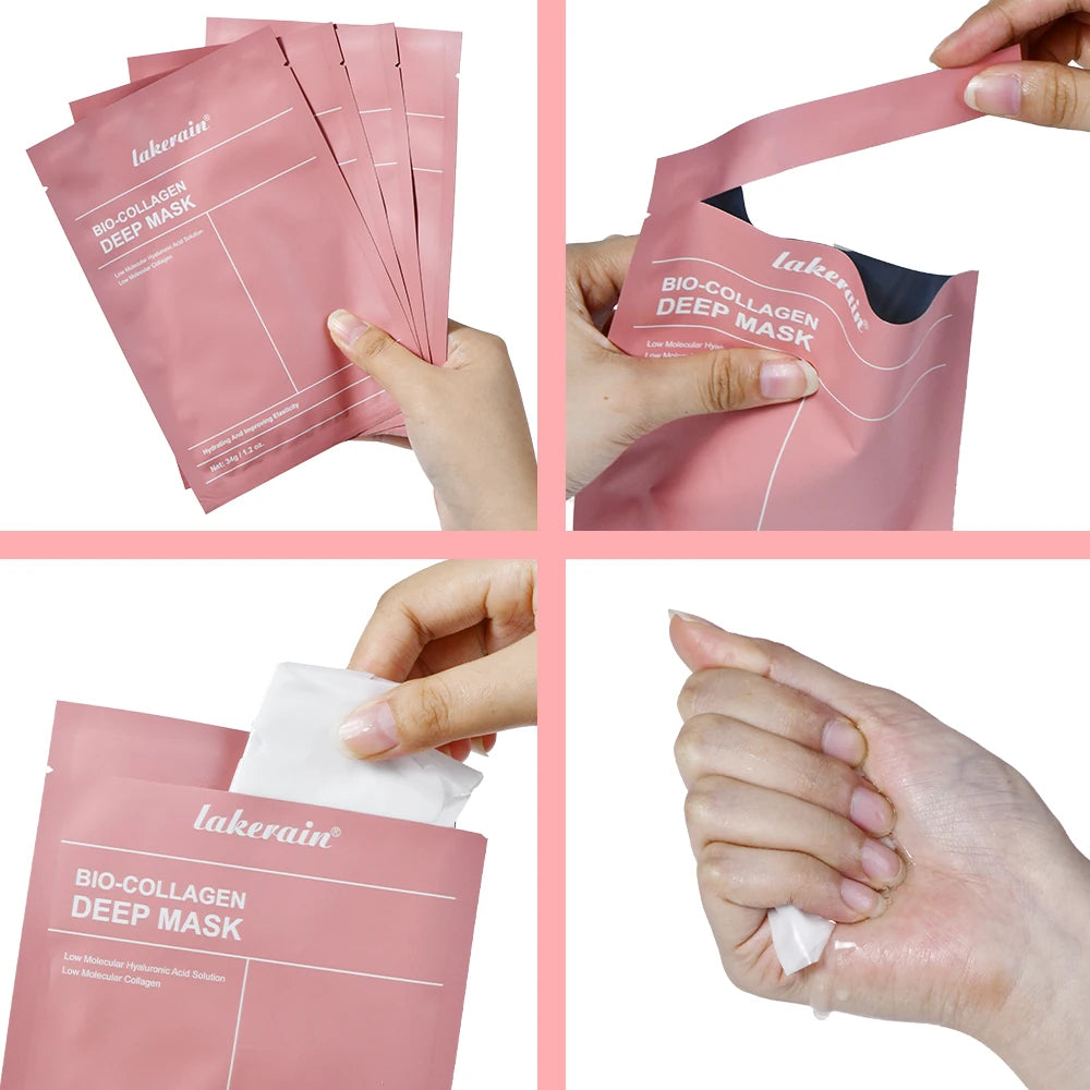 Lukerain Overnight Deep Hydrating Wrapping Mask – 4 Pack