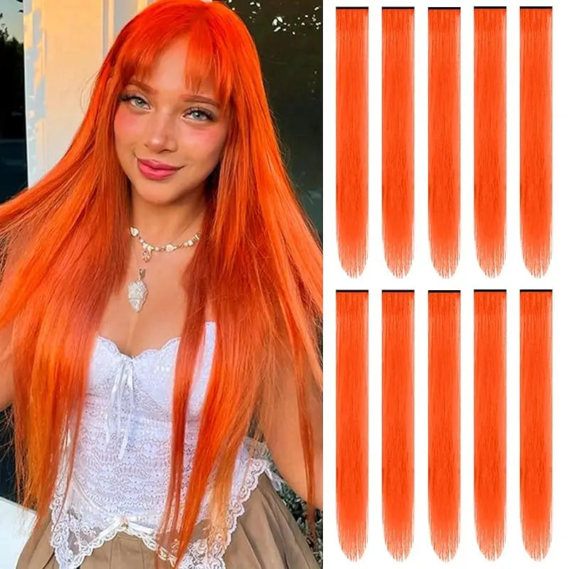 Wigundle 22-Inch Color Highlight Clip-In Hair Extension