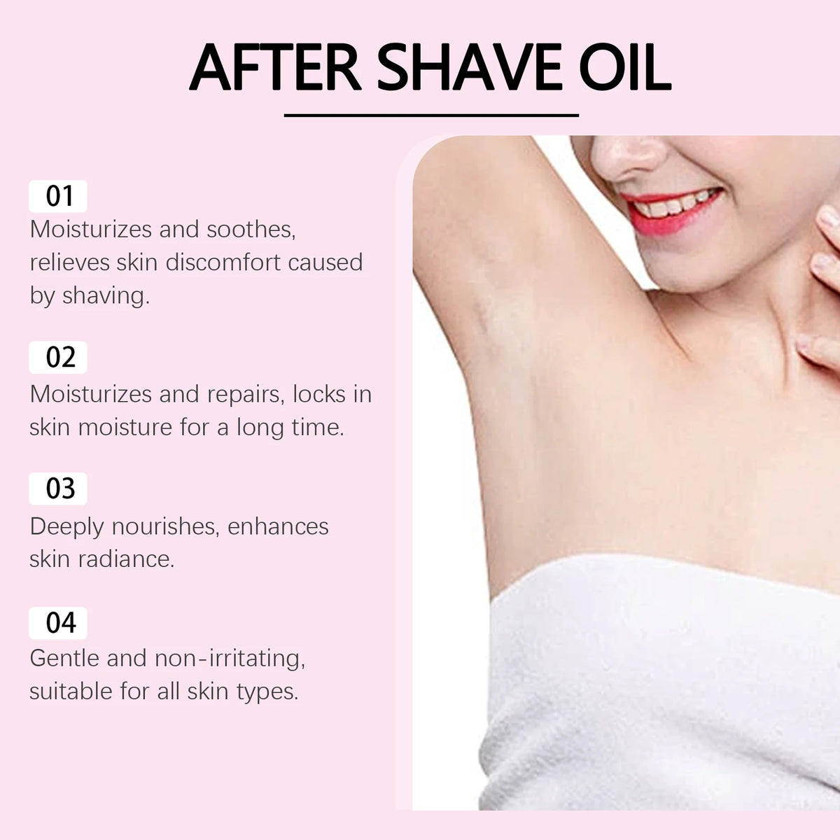 Strawberry After-Shave Moisturizing Body Oil – 90ml