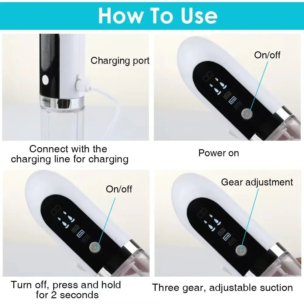 Electric Blackhead Remover & Pore Vacuum