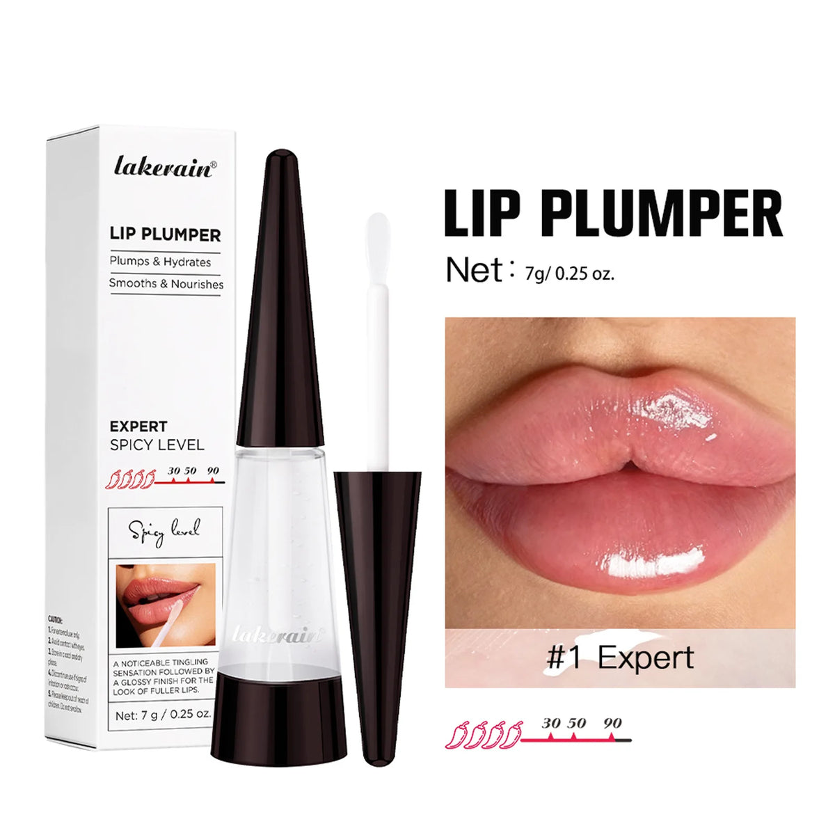 Lakerain Lip Plumper Moisturizing Gloss – 7g