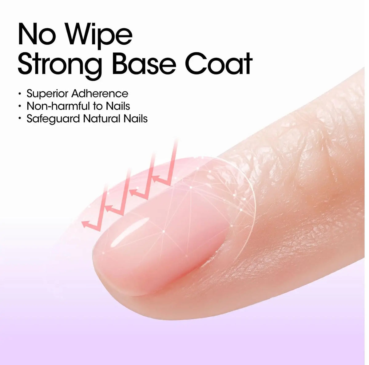 GELLEN No-Wipe Top Coat & Base Coat Gel Set