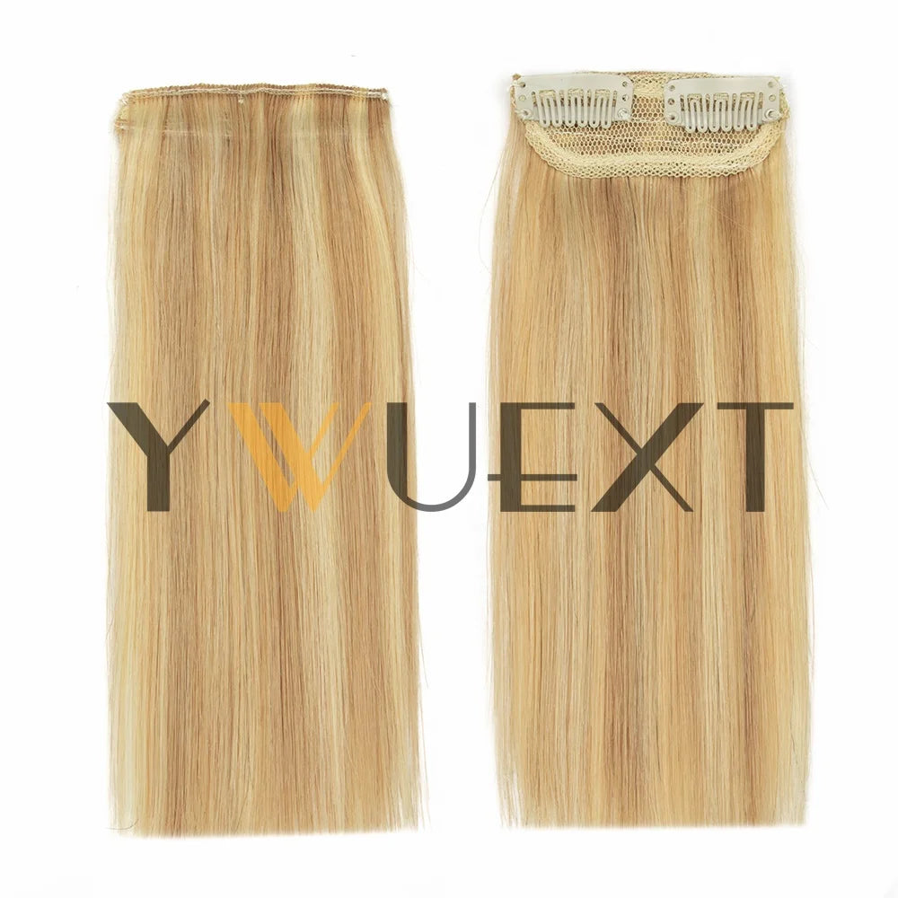 YWUEXT Mini Human Hair Clip-In Volumizer – 4 Inch