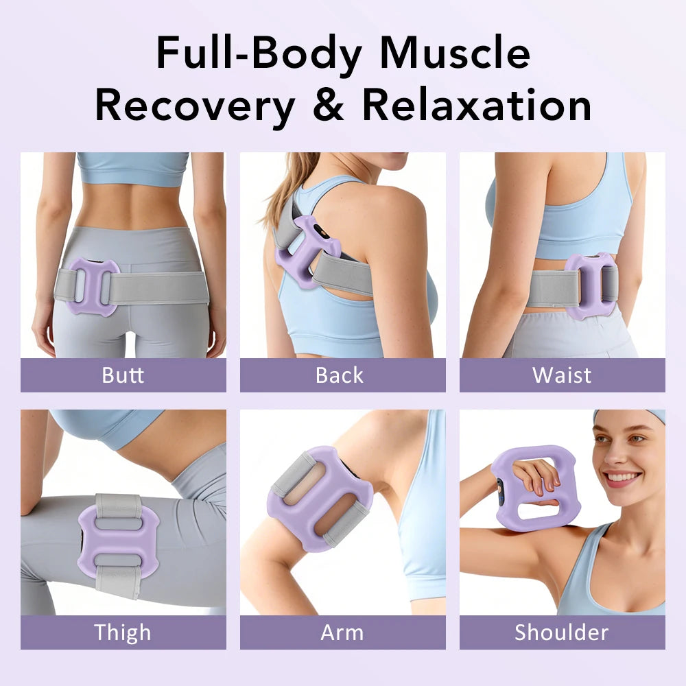 Hailicare Electric Full-Body Vibration Massager with Belt