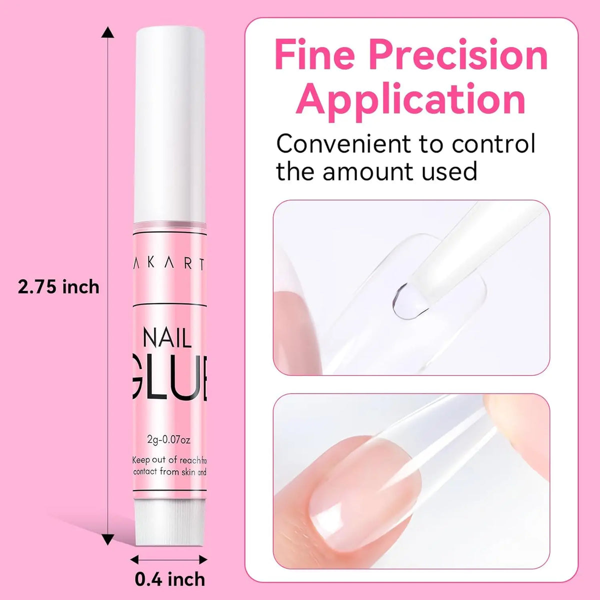 Makartt Nail Glue for Press-On & Acrylic Nails – 2g