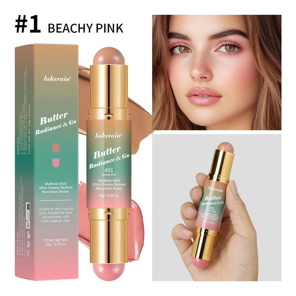 Lakerain Butter Radiance & Go Dual-Ended Multi-Use Makeup Stick