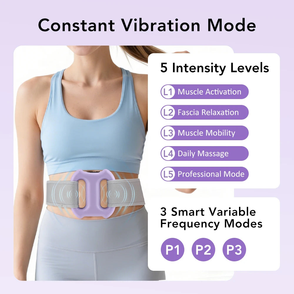 Hailicare Electric Full-Body Vibration Massager with Belt