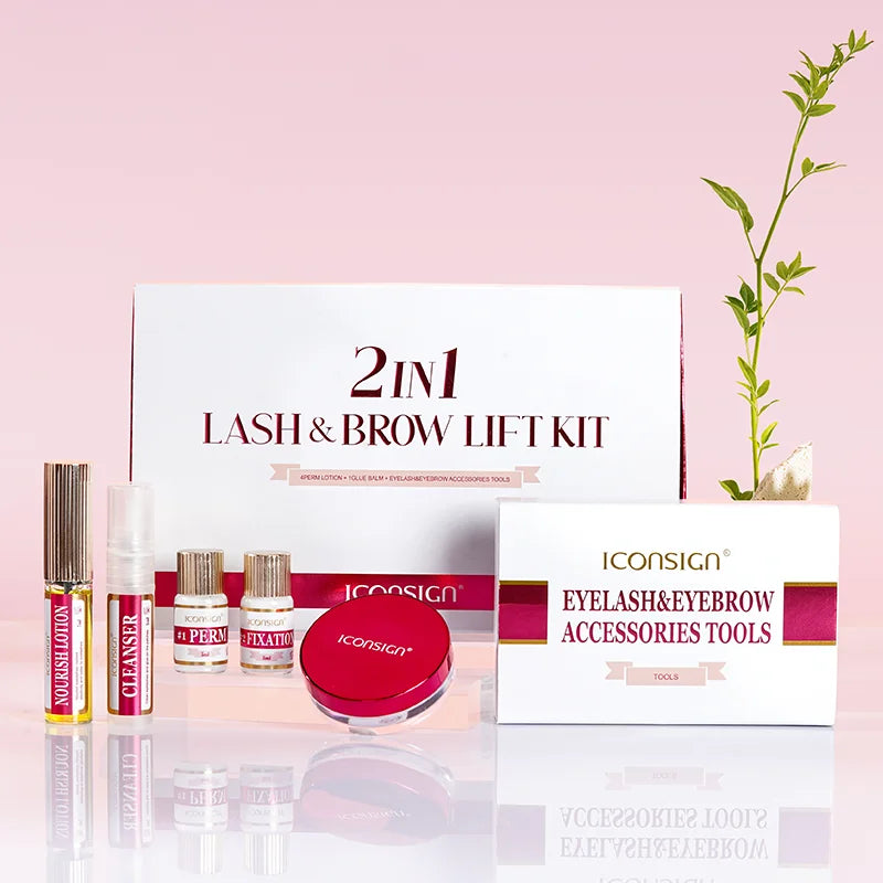 ICONSIGN 2-in-1 Lash & Brow Lift Kit – 15 Piece