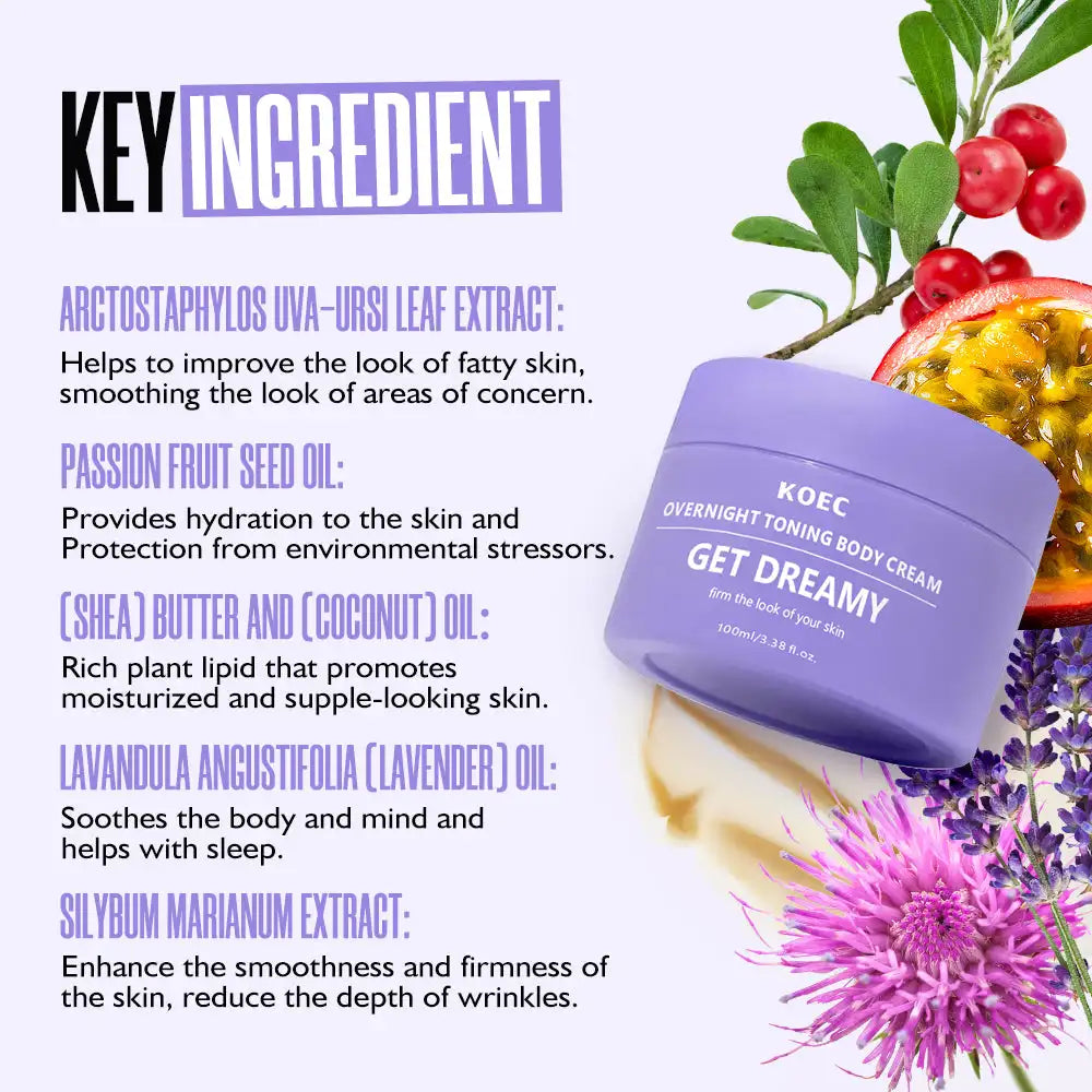 KOEC Overnight Toning Body Cream – 100ml