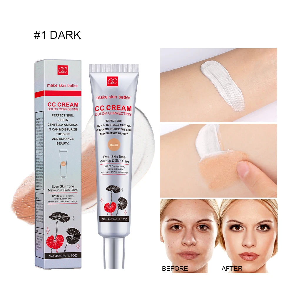 Centella Asiatica Color Correcting CC Cream – Natural Coverage & Even Skin Tone | 45ml