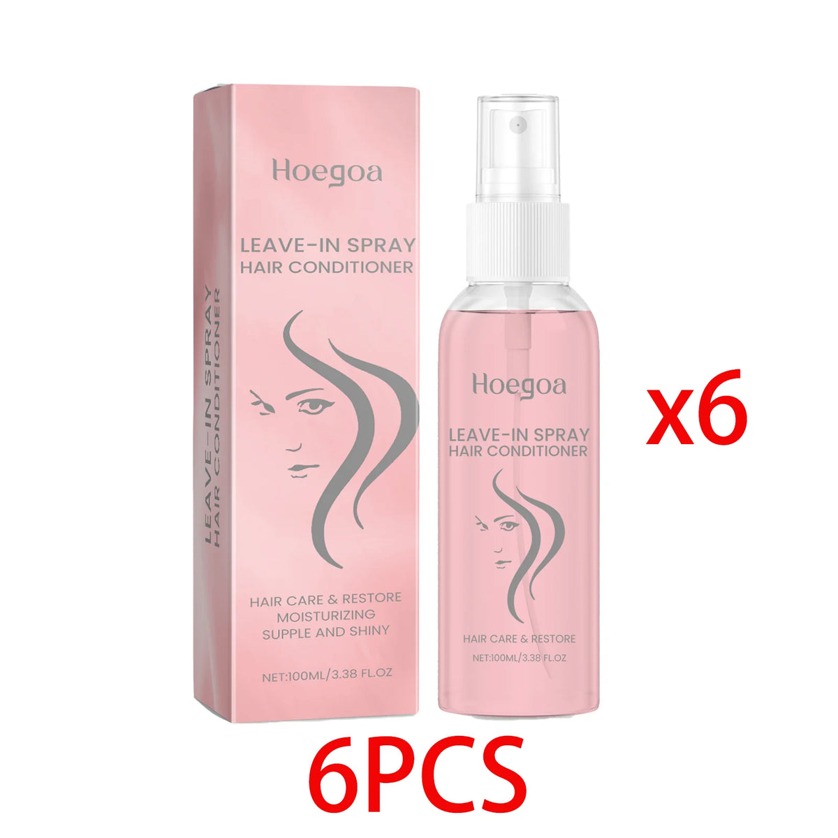 HOEGOA Leave-In Conditioning & Anti-Frizz Hair Spray – 100ml