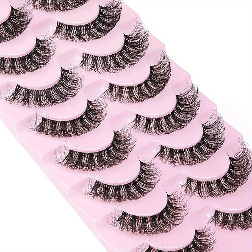 30-Pair 6D Super Fluffy Wispy Strip Lash Set