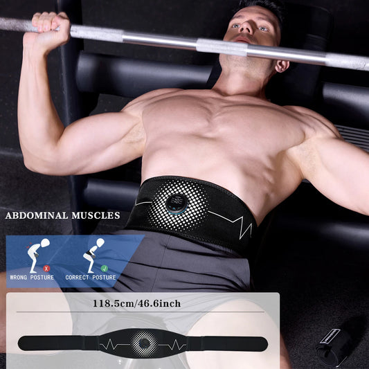 Woflend Rechargeable EMS Muscle Stimulator Belt