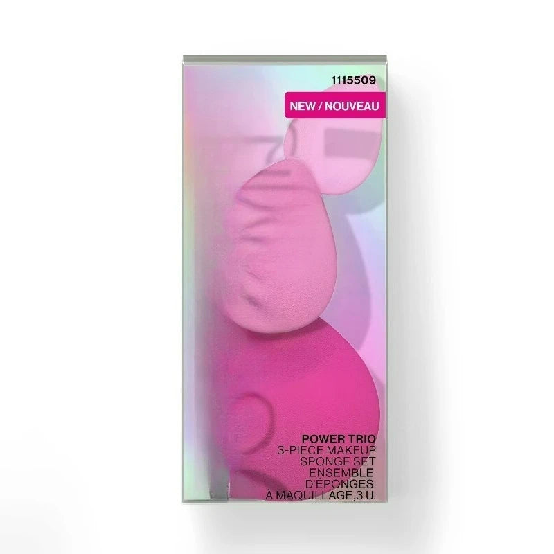 3-Piece Makeup Sponge Wedge Set